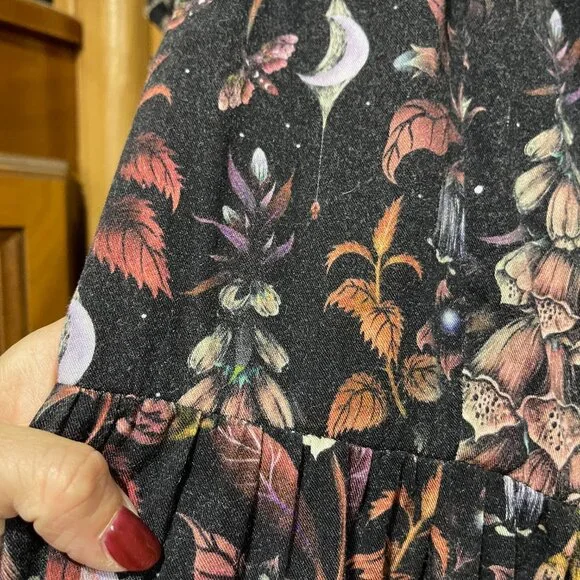 Disturbia Foxglove Button Detail Midi Dress size 6 - Picture 6 of 8